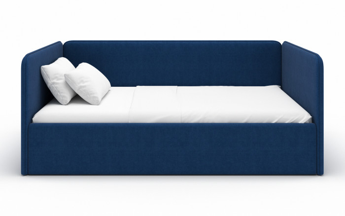 Подростковая кровать Romack диван Leonardo 180х80 с боковиной большой Голубой