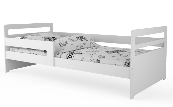 Подростковая кровать Forest Kids Verano с бортиком 160х80 без ящиков Белый