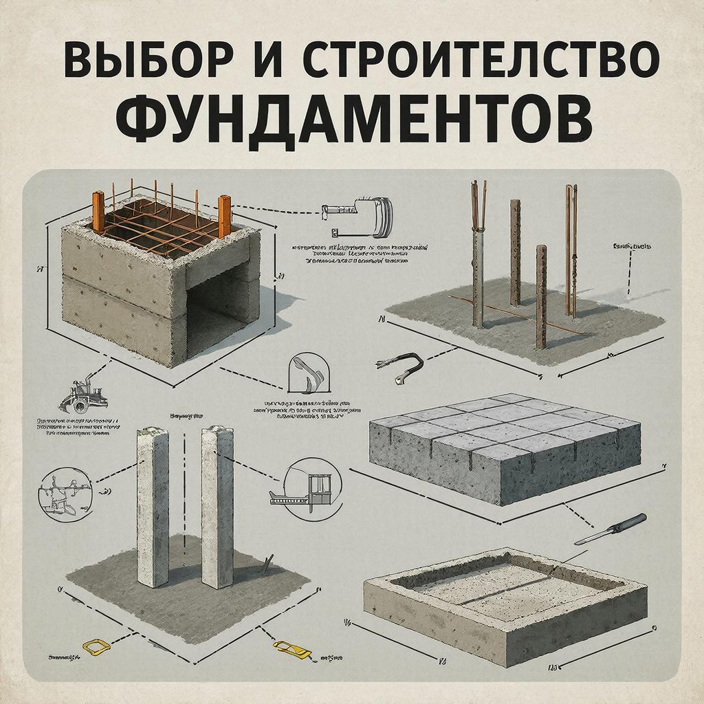 Основание вашей крепости: Как выбрать и построить идеальный фундамент, чтобы дом стоял веками