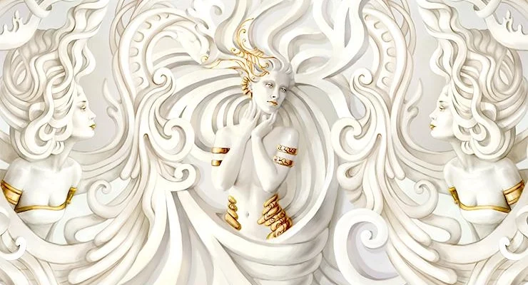 Искусство на стенах: Как мы превратили обычную квартиру в шедевр с помощью фотообоев и фресок